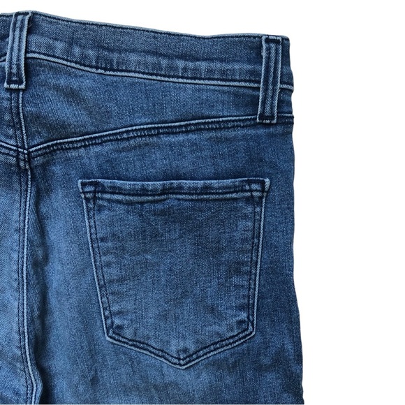 J Brand Alana Fix Up Destruct Size 27 Ankle Medium Blue - Picture 12 of 15